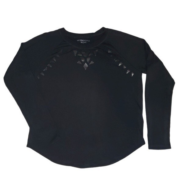 Beyond Yoga Calico Black Pullover Sweatshirt - Large - Picture 1 of 8